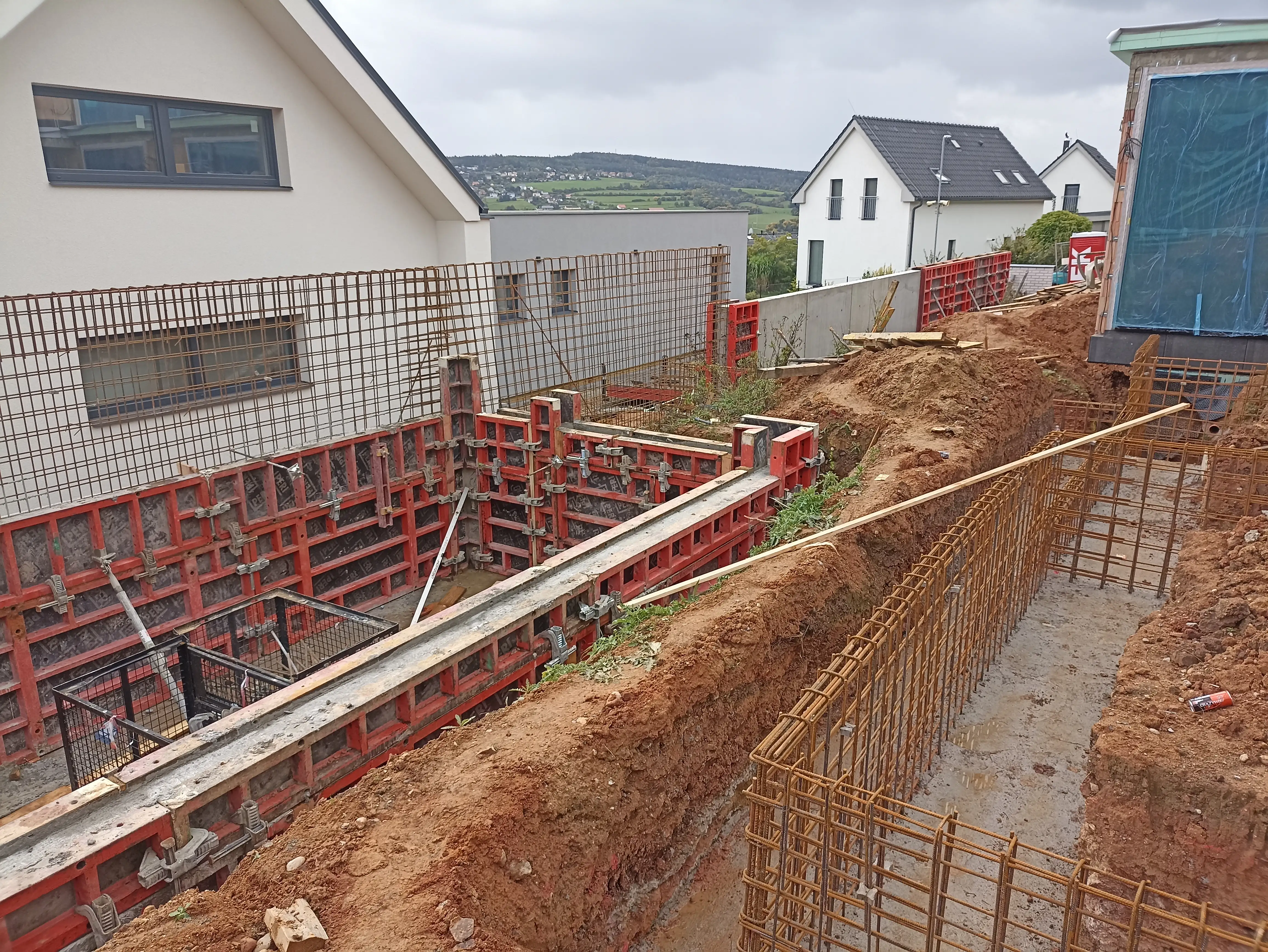 Opěrná stěna Beroun